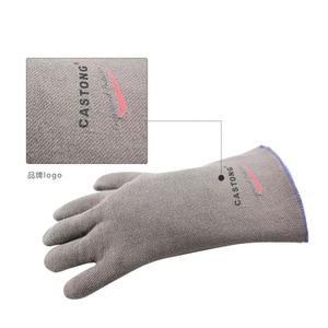 Gants résistants à la chaleur Caston 250C gris taille unique pour usage industriel en usine - Product Image 2