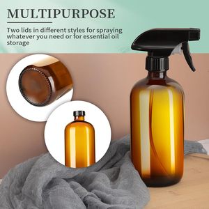 Hot Sale 15ml 30ml 120ml 150ml 200ml Essential Oil Amber <b>Glass</b> Frost Surface Crown Cap Sealed Boston Spray Bottle <b>Packaging</b> - Product Image 6
