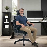 Chaise de bureau ergonomique pivotante à dossier haut, chaise de salle d'attente, mobilier de gaming moderne pour joueurs, vente en gros