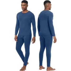 Ensemble de sous-vêtements thermiques pour homme en viscose de bambou, doux, chaud, léger, haut et bas, tailles S-XXL - Product Image 2