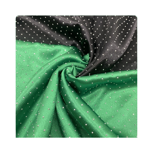 Kain Satin kristal dengan manik-manik berlian imitasi untuk gaun malam pernikahan mode & pakaian pesta - Product Image 4