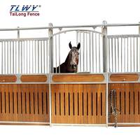 Écuries de chevaux préfabriquées Écurie portative stable enduite de poudre de bambou