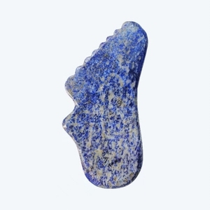 หยกสีฟ้าธรรมชาติ กัวซา ลาพิส ลาซูลี ผลิตภัณฑ์นวดหน้า - Product Image 4
