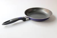 Set Wajan Goreng 3 Pcs Anti Lengket, Baja Karbon, Dasar Rata, Gagang Bakelite Hitam, untuk Dapur, Penawaran Pabrik