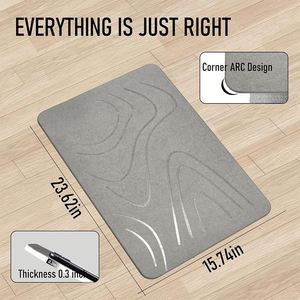 Wholesale Kitchen Diatomite Quick Dry Dish <b>Large</b> Stone Dish Drying <b>Mat</b> for Kitchen Counter Drying Dishes Quick Drying - Product Image 4