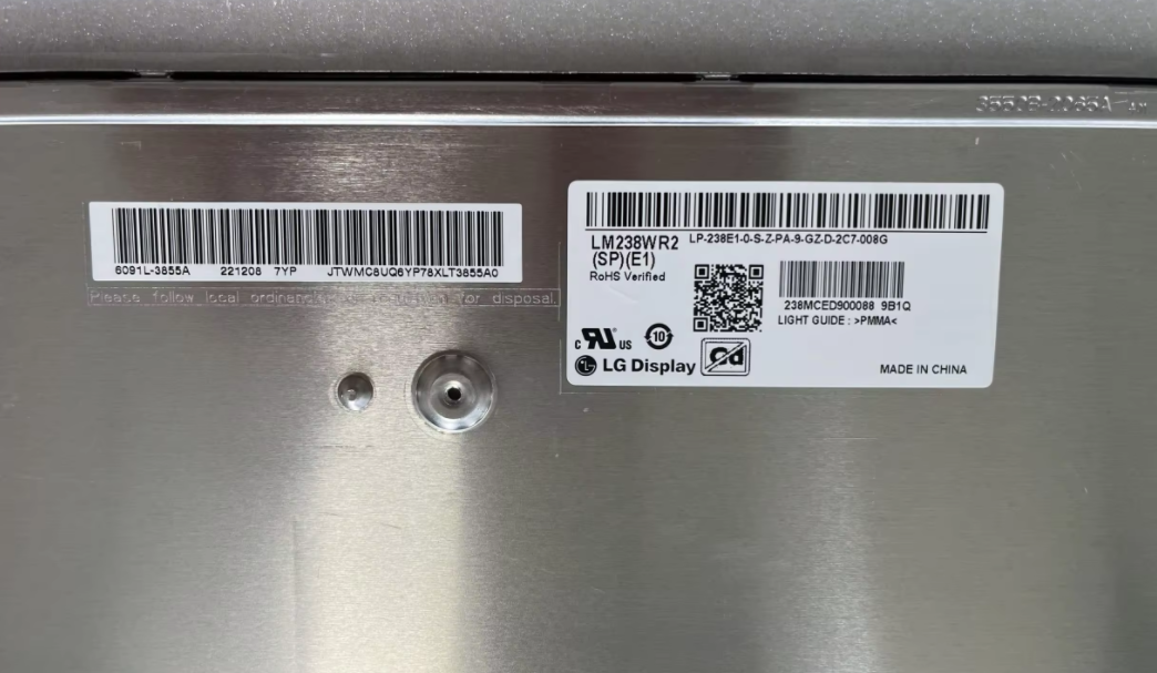 Ecran LCD 23,8 3840 (RGB)×2160 UHD LM238WR2-SLA1