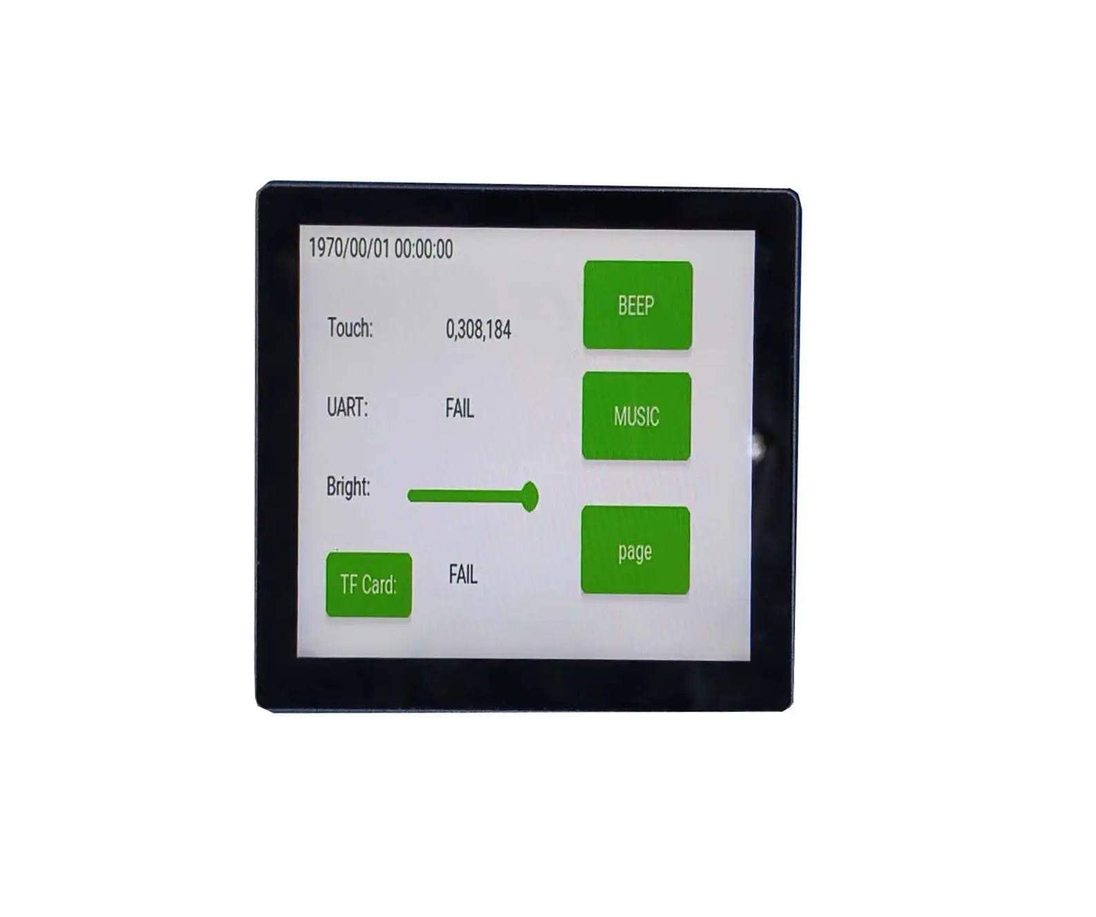 Vierkant Scherm Lcd Capacitief Touchpanel Uart Display Met Rs485 Kan Voor Automotive Control