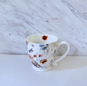 Taza de Cerámica Blanca al por Mayor de Fábrica, Taza Personalizada con Flores para Mamá, Regalo para el Día de la Madre, Juego de Tazas de Alta Calidad para Agua, Leche y Café - Product Image 2
