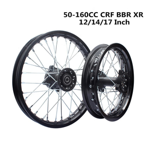 Off Road Motorcycle Accessories 50-160CC CRF BBR XR 12/14/<strong>17</strong> <strong>Inch</strong> Front and Rear Wheels Aluminum <strong>Rims</strong> Black - Product Image 3