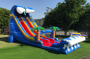 Dongyuan Màu Xanh Ngoài Trời Trampoline Công Viên Chơi Đồ Chơi Vui Chơi Giải Trí Công Viên Thương Mại Trượt Nước Thư Bị Trả Lại Lâu Đài Inflatable Cho Người Lớn - Product Image 6