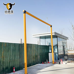 Özelleştirilebilir Esnek Plastik Araç Güvenliği Çarpışma Önleyici Yükseklik Sınırlayıcı Bariyer 3 Ton Yük Kapasitesi Sarı+Siyah Özel - Product Image 3