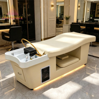 Table de massage moderne pour salon, lit de massage thaïlandais, lit de shampoing, lit de spa pour centre de beauté et salon de coiffure