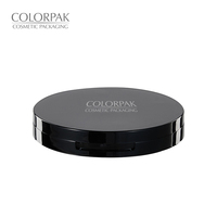 Boîte à poudre compacte jetable en ABS, grande taille, forme ronde, vide, pour maquillage, fard à joues, palette de poudre pressée