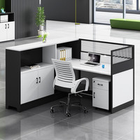 Mobilier de bureau moderne BGZ-10, ensemble tables et chaises de bureau, table de travail pour le personnel, table de travail en forme de L fabriquée en Chine