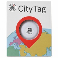 Traceur GPS pour animaux de compagnie Mini City Tag en gros, étanche IP68, portée illimitée, compatible Android/iOS, localisateur intelligent de haute qualité