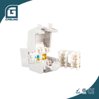 Conector Keystone Gcabling Cat3 Cat5e Cat7 Cat8 Cat6, Conector Modular RJ45 Cat6a, Conector Keystone de Red RJ45 8p8c Cat6