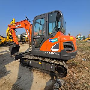 Doosan DX60 Máy xúc mini <span class=keywords><strong>6</strong></span> tấn cũ với thiết kế ban đầu để bán - Product Image 1