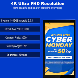 75 inch quảng cáo trong nhà Android Totem dọc LCD Monitor tầng thường vụ kiosk chạm vào tương tác kỹ thuật số biển hiển thị - Product Image 3