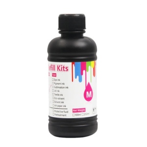 Supercolor 250ML/Bottle Price LED UV <b>Ink</b> White UV <b>Ink</b> From China for EPSON 1390 TX800 L800 Dx4 Head Printer - Product Image 6