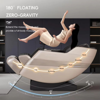 Fauteuil de massage intelligent 5D Shiatsu à gravité zéro en cuir PU, avec compresse chaude, pliable, de luxe, musique IA, pour le corps et la taille - Nouveauté 2026 - Vente Flash