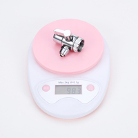 Adaptateur de vanne de commutation de robinet 3/8 ''Vannes à boisseau sphérique avec poignée galvanisée