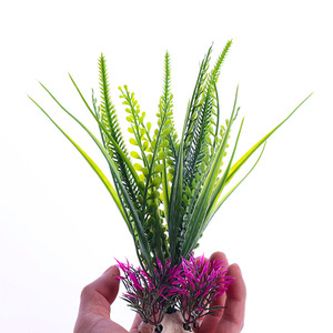 Ornement paysager pour aquarium, herbe aquatique simulée en plastique écologique, <span class=keywords><strong>Levana</strong></span> FZSC-094 - Product Image 3