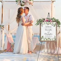 Chevalet trépied, chevalet de présentation avec support réglable, chevalet de sol pour panneaux de mariage, affiches, peinture