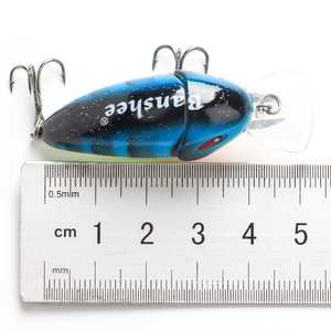 LFC01 Vente en gros Leurre de pêche <span class=keywords><strong>artificiel</strong></span> en plastique dur à manivelle 43mm/6g <span class=keywords><strong>Action</strong></span> flottante pour eau douce et rivière - Product Image 5