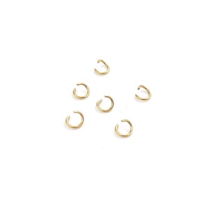 Anillo Abierto de Acero Inoxidable, Chapado en Oro de 18K, Accesorio de Conexión para Joyería DIY - Product Image 3