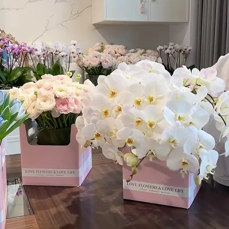 gift flower boxes flower packaging with lid wholesale price flower packaging box wholesale