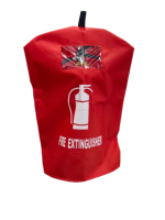 Bâche en PVC Rouge Jiayi, Ignifuge, Imperméable, Anti-poussière, Flexible, Durable, Housse de Protection pour Extincteur, Taille Personnalisable