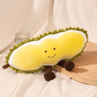 Nieuwe Aankomst Custom Perzik Banaan Peer Fruit Feest Gevulde Oranje Groenten Pluche Kussen Speelgoed