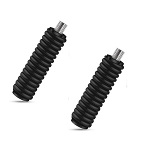 Antenne à ressort en acier inoxydable de qualité industrielle, robuste, pour <span class=keywords><strong>radio</strong></span> <span class=keywords><strong>CB</strong></span>, Fire Stick, pour support mobile/voiture, noir - Product Image 1