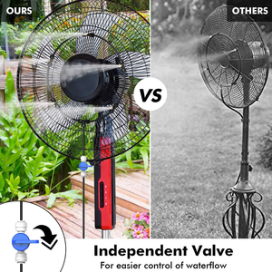 Atomizing Cooling System Copper Nozzle 26FT Hose Automatic Garden Outdoor Patio <strong>Grass</strong> Fan <strong>Spray</strong> Kit Misting System - Product Image 3