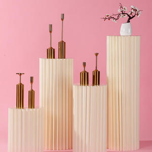 Colonnes romaines en papier simples, accessoires de mariage, ornements de guidage, adaptées à diverses fêtes - Product Image 1