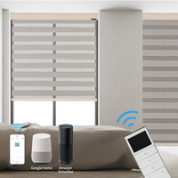 Stores roulants zèbre de jour et nuit, motorisés par application intelligente, wifi, avec télécommande électrique automatique, pour fenêtre