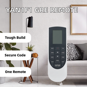 Yan1f1 OEM ABS thay thế điều khiển từ xa với <span class=keywords><strong>4</strong></span> nút cho GRE điều hòa không khí tương thích với mã cố định - Product Image 3