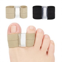 Séparateur d'orteils double pour hallux valgus et surlapposition osseuse, en TPE et nylon, souple, invisible, à double trou, orthèse d'orteil, modèle 44, Chine