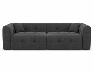 Divano Sezionale Reclinabile a Tre Posti Disen <span class=keywords><strong>in</strong></span> <span class=keywords><strong>Velluto</strong></span> con Struttura <span class=keywords><strong>in</strong></span> Legno, Stile Moderno e Silenzioso, Eco-Friendly e Rinfrescante - Product Image 2