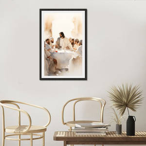 Jésus prêchant l'Évangile, des foules rassemblées et captivées par ses enseignements - Product Image 2