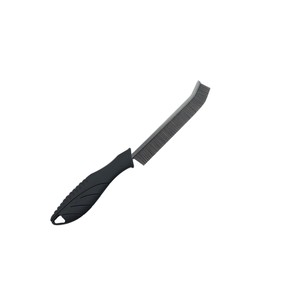 Brosse à crevasses à poils en nylon, manche noir, pour le nettoyage de la cuisine et de la salle de bain, antibactérienne - Product Image 1