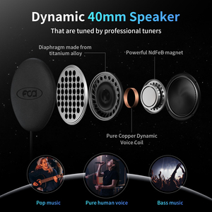 Fodsports-<span class=keywords><strong>Intercomunicador</strong></span> para casco, accesorio para motocicleta, 2000m, para compartir música IP67, Bluetooth, accesorios para casco - Product Image 4