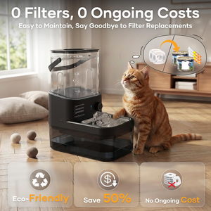 Sewage Separation Smart Chargeable Plastic Pet <b>Water</b> Fountain Filterless Cat Drinking <b>Dispenser</b> Self-Filling Eco-Friendly - Product Image 3
