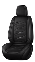 Housses de siège de voiture AUDLY Deluxe Design Sports Style, ensemble complet en cuir PU 5D, toutes saisons, 8 pièces, ajustement universel pour SUV