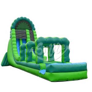Nước bãi biển Bouncer hồ bơi lớn nhất trượt và 18 chân Dual Lane Inflatable trượt - Product Image 1
