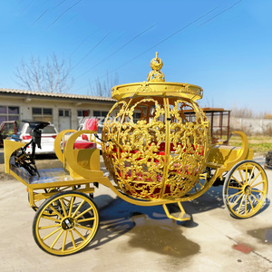 High Quality Low Prices Support Customized Electric Luxury Wedding Sightseeing Pumpkin Cinderella Carriage Factory Price - Product Image 5