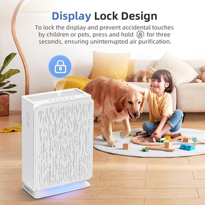 Purificateur d'air domestique Portable H13 HEPA filtre UV <span class=keywords><strong>ioniseur</strong></span> Plasma PM2.5 capteur intelligent WiFi aromathérapie filtre à charbon actif manuel - Product Image 3