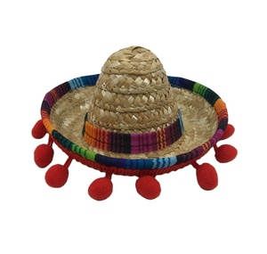 Mini sombrero mexicano con diadema tocado divertido carnaval fiesta sombreros accesorios decoración Fiesta favores banda <span class=keywords><strong>para</strong></span> el cabello de paja - Product Image 4