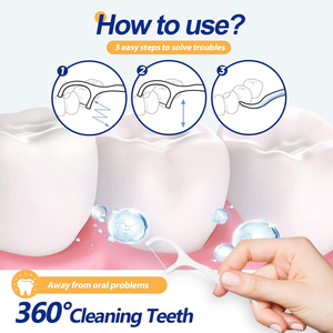 <span class=keywords><strong>Fil</strong></span> <span class=keywords><strong>dentaire</strong></span> en nylon menthe de qualité supérieure avec un design ergonomique robuste pour des soins doux des gencives et un nettoyage interdentaire précis – Cure-dents à <span class=keywords><strong>fil</strong></span> <span class=keywords><strong>dentaire</strong></span> - Product Image 4