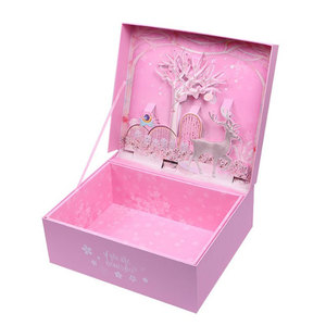 Cardboard Paper Gift Box Luxury Box With Changeable Ribbon And Magnetic Closure Folding Big Gift Boxes Set